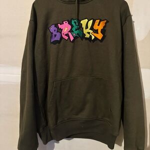 Vintage Y2K Pullover Hoodie Breky Clothing Bigcartell.com Size L Embroidered